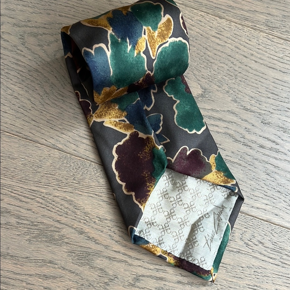 Tino Cosina Elegant Multicolor Silk Tie